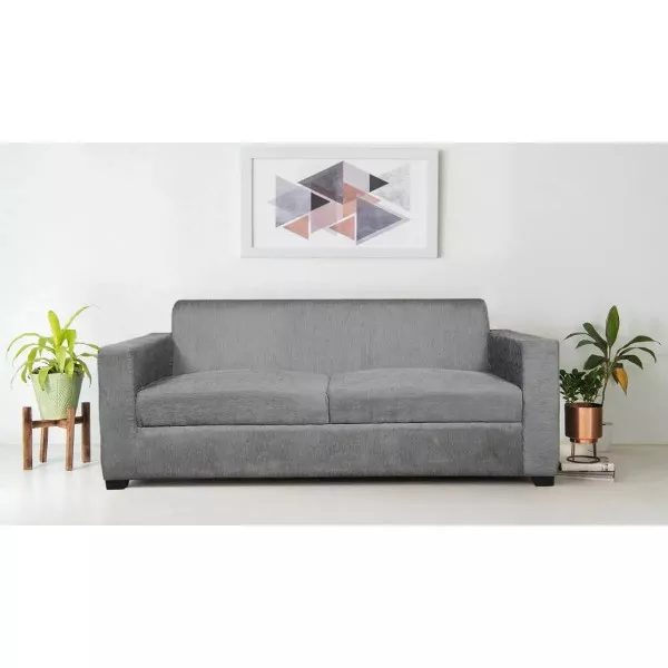 Sofa Set Three Seater on Rent (Grey) for rent