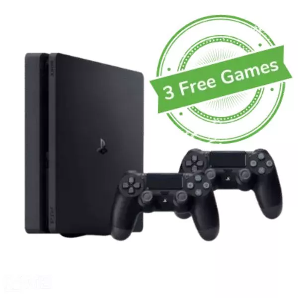 PS4 w/2 Controller [3 Free Games]