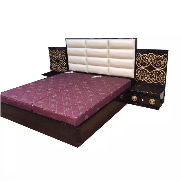 Premium Double Bed With Mattress for rent
