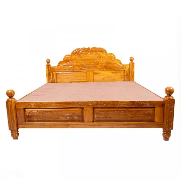 Wooden Bed (6.25 X 5 feet)