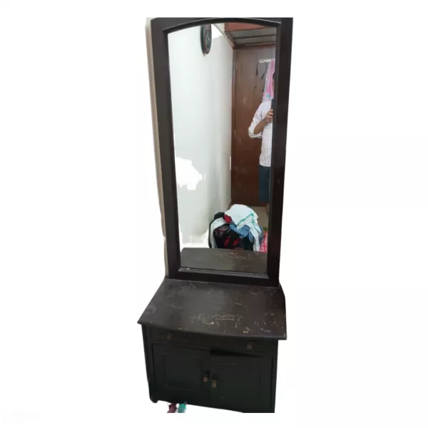 Dressing Table with Mirror & Wardrobe (Wooden) on rent