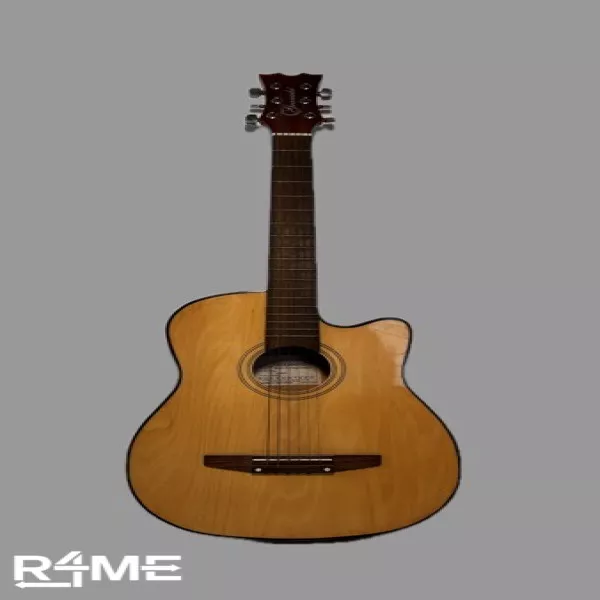 Acoustic 6-string Guitar with plectrum and capo on rent