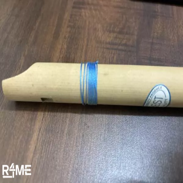 Flute with vertical blow