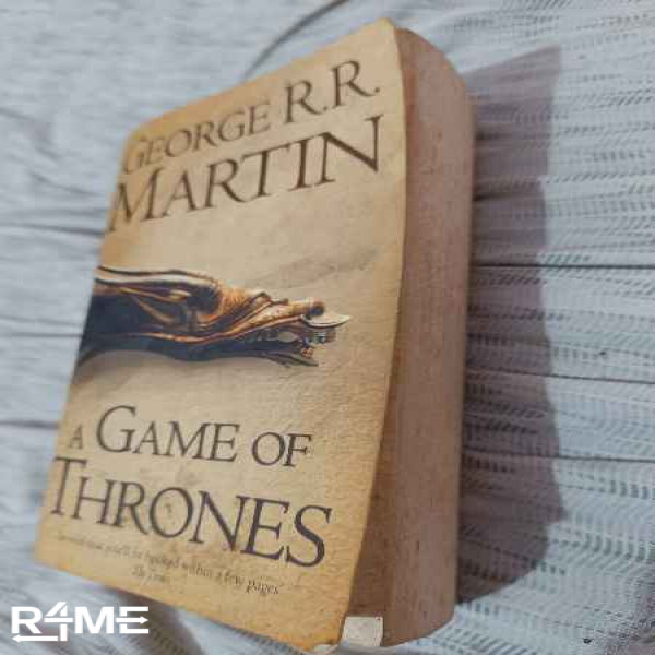 A Game of thrones by George RR Martin book one of a song of ice and fire