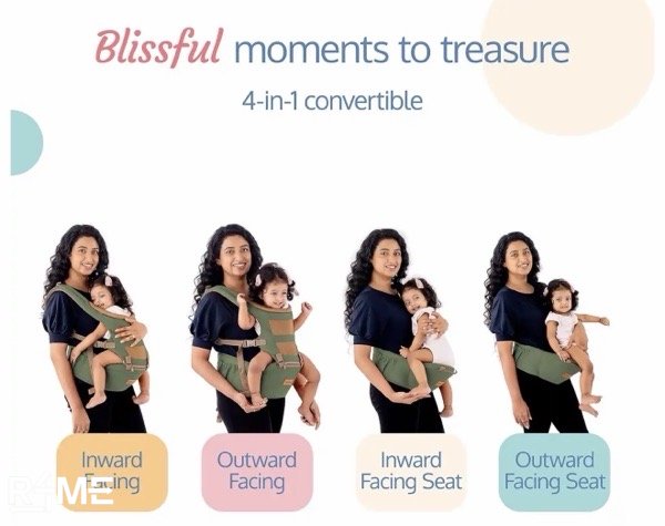 Smart Baby Stroller + Baby Carrier (Travel Friendly)
