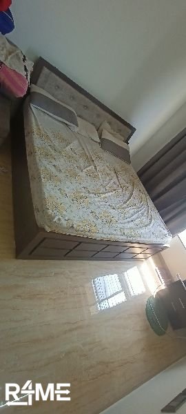 Bed with mattress
