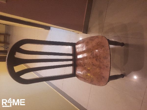 Wooden dining table with chairs available