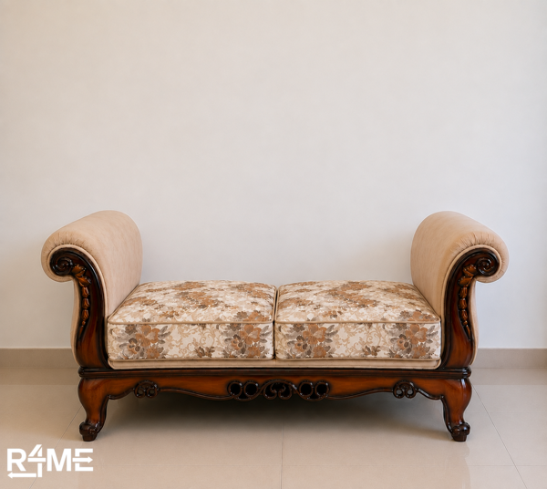 Malaysian wood elegant sofa set of 3 units