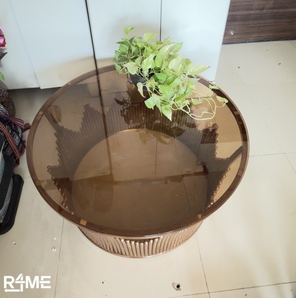 designer center table glass top