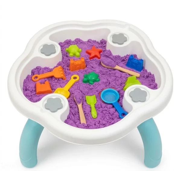 R for Rabbit sand table with kinetic sand on rent
