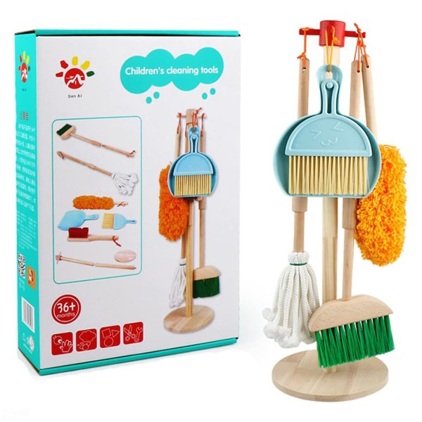 Cleaning toy set on rent