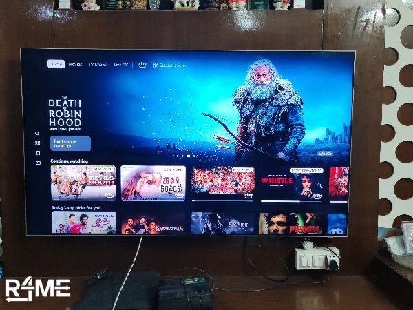 Samsung 65" QLED on rent
