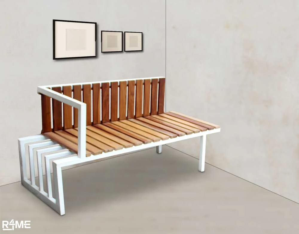 In And Out 3 Seater Bench Type Sofa on rent