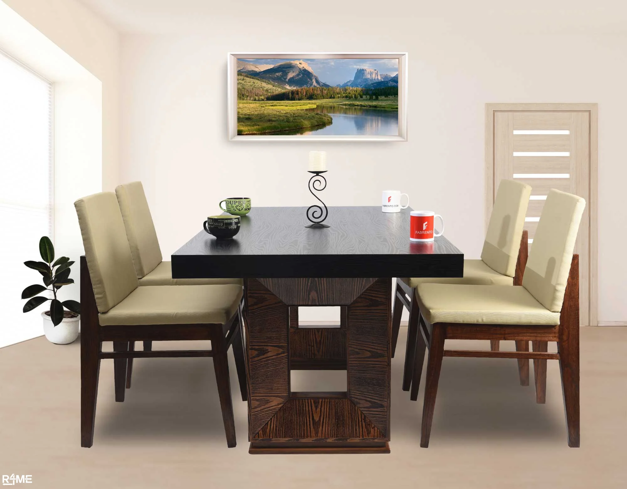 Russet Dining Table on rent