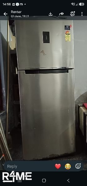 Double door refrigrator on rent on rent