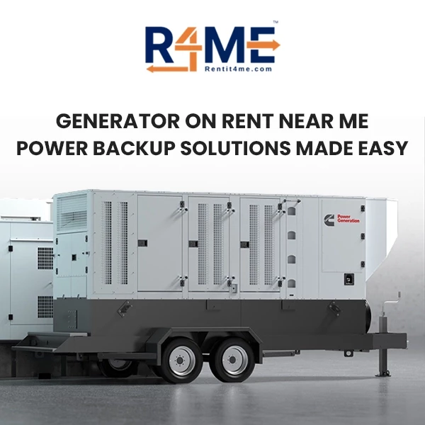 Generator on Rent Near Me: Power Backup Solutions Made Easy