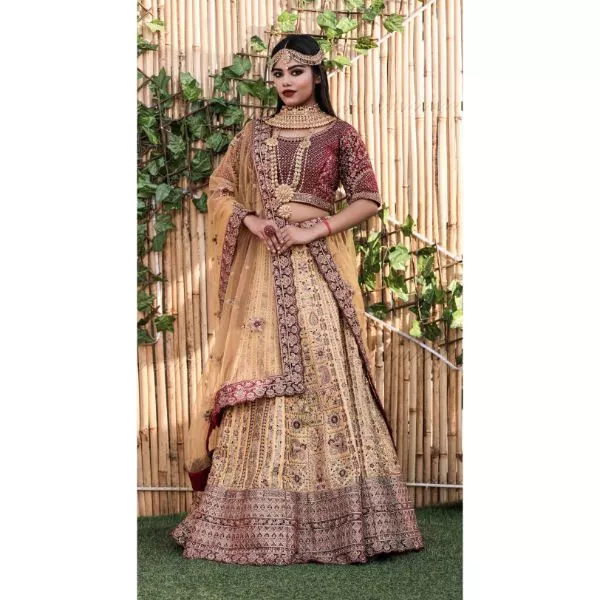 Lehenga on rent