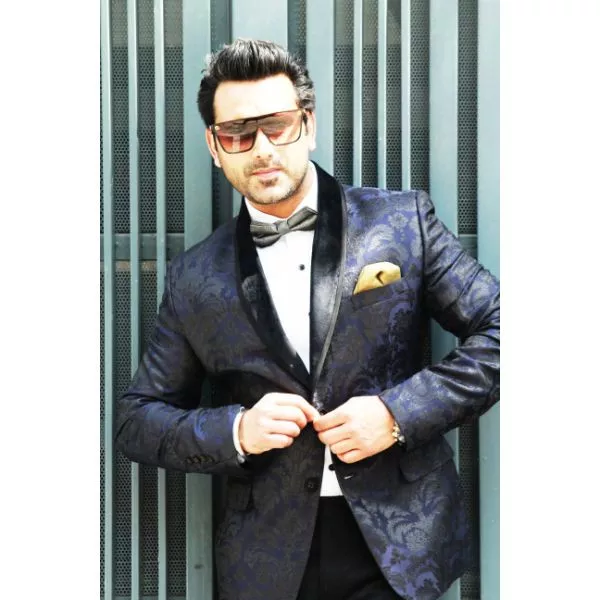 Ink Blue 3 Piece Tuxedo on rent