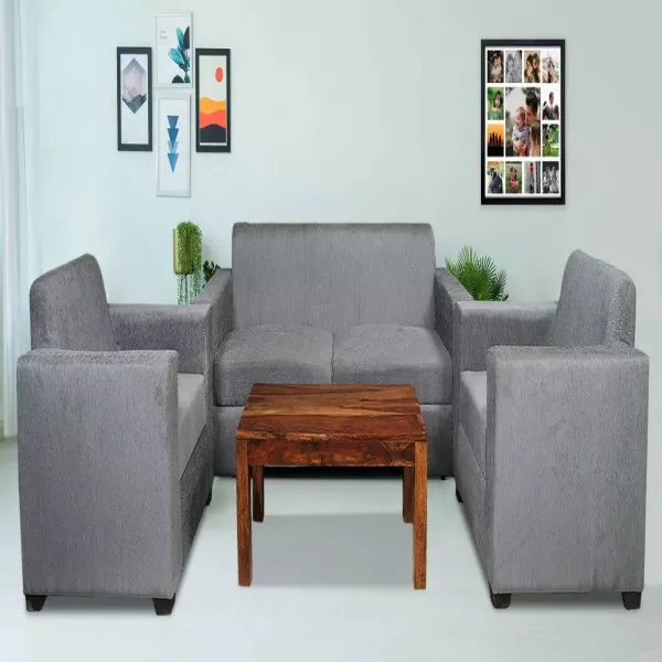 Five Seater Sofa on Rent (Grey) on rent