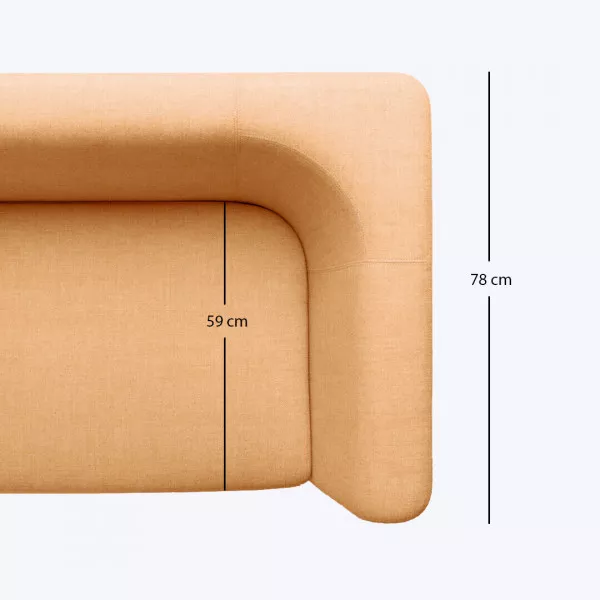 Jackson Box 4 Seater Sofa - 90.5" on rent