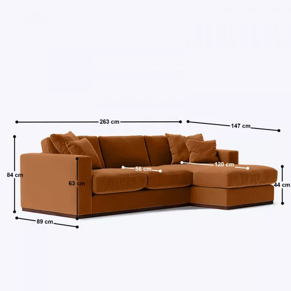 Fontana L Shape Sofa on rent