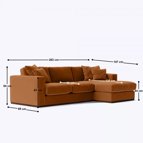Fontana L Shape Sofa on rent