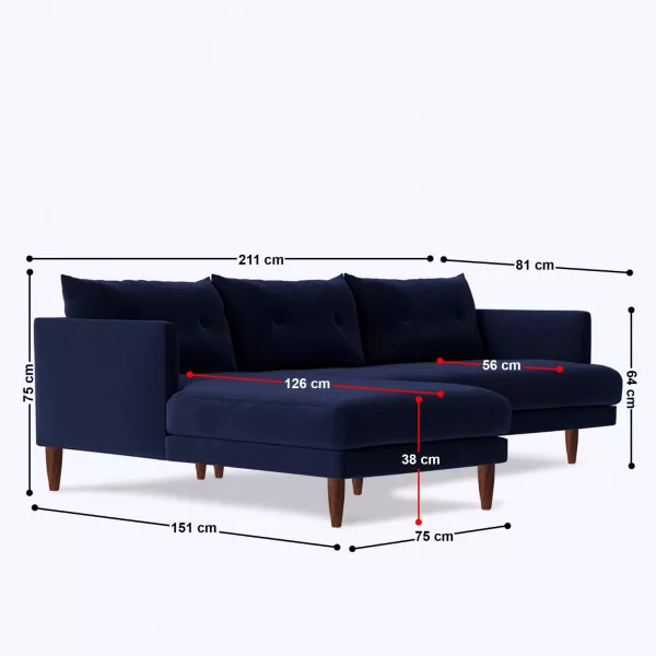 Offlen L Shape Sofa on rent