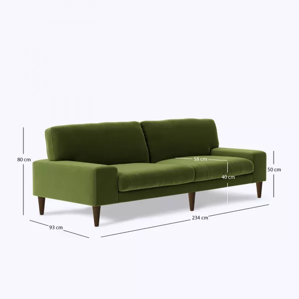 Spacino 4 Seater Sofa - 92" on rent