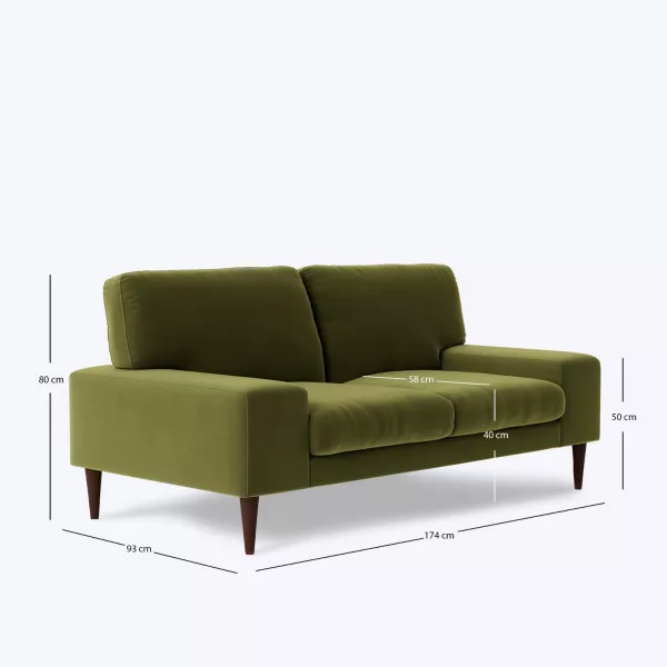 Spacino 2 Seater Sofa - 68" on rent