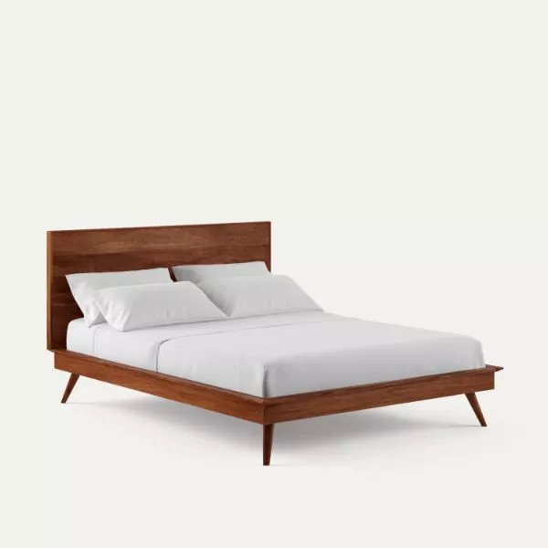 Pluton Solid Wood Scandinavian Style Bed on rent