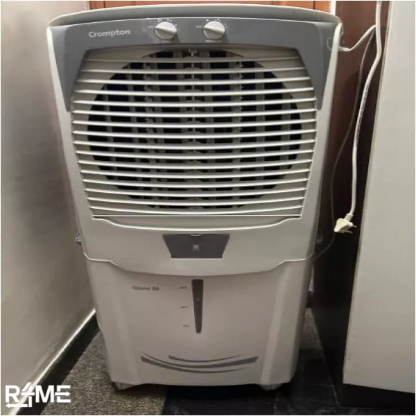 Crompton Air Cooler - 55 Litre, Grey & White on rent