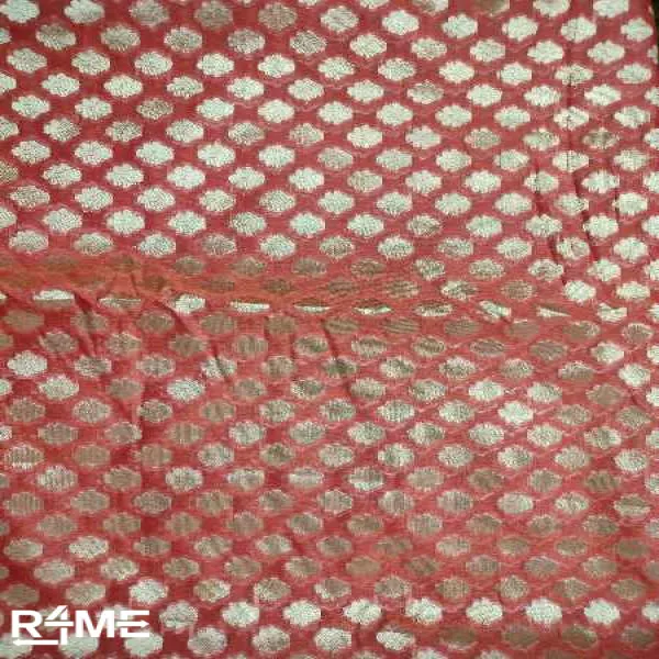 Orange Party Wear Saree on rent