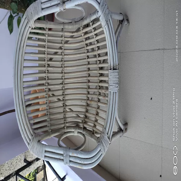 Cane wood chair on rent