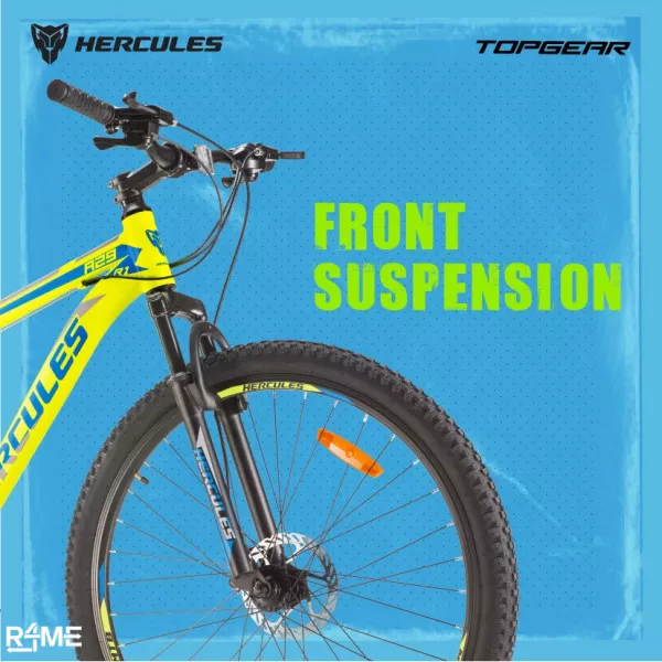 Hercules A29 R1 bicycle with loaded accessories on rent