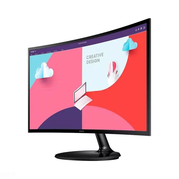 Samsung Curved Monitor 24-Inch, FHD on rent