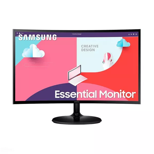 Samsung Curved Monitor 24-Inch, FHD on rent