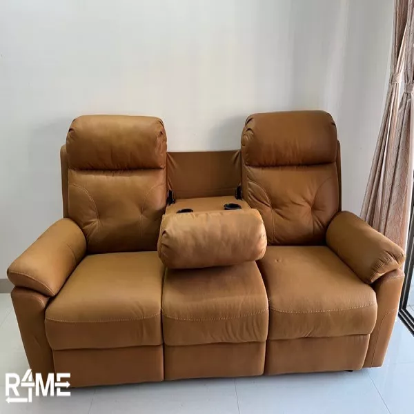 Three Seater Fabric Sofa on rent