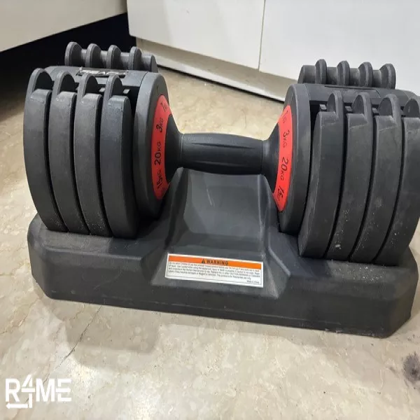 Reach Adjustable Iron Dumbbell on rent