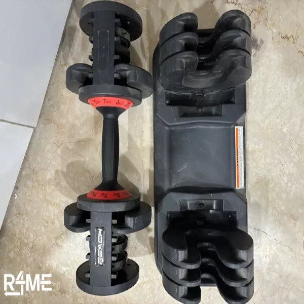 Reach Adjustable Iron Dumbbell on rent