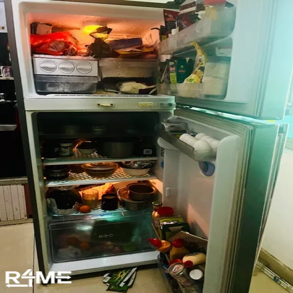 LG Refrigerator, 350 Ltr - Double Door (Grey) on rent