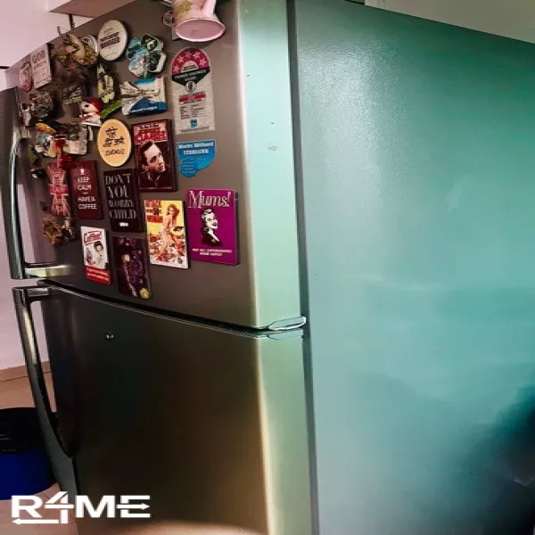 LG Refrigerator, 350 Ltr - Double Door (Grey) on rent