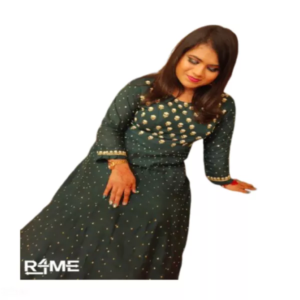 Wedding Gown / Party wear (Peacock Green) on rent