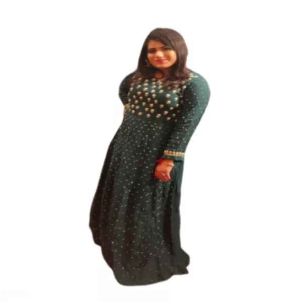 Wedding Gown / Party wear (Peacock Green) on rent