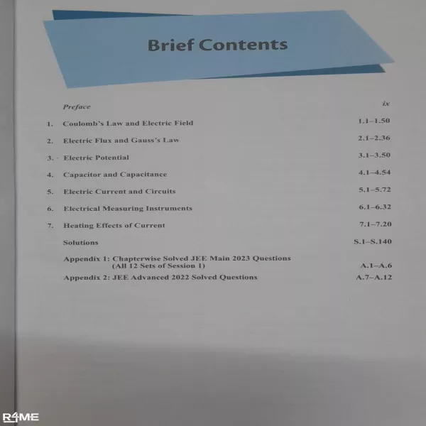 CENGAGE PHYSICS JEE (ADVANCED) ELECTROSTATICS AND CURRENT ELECTRICITY on rent