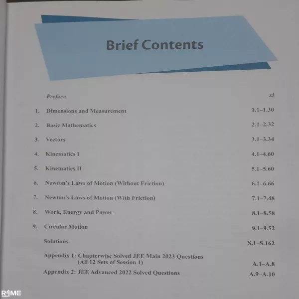 CENGAGE PHYSICS JEE (ADVANCED) MECHANICS 1 on rent