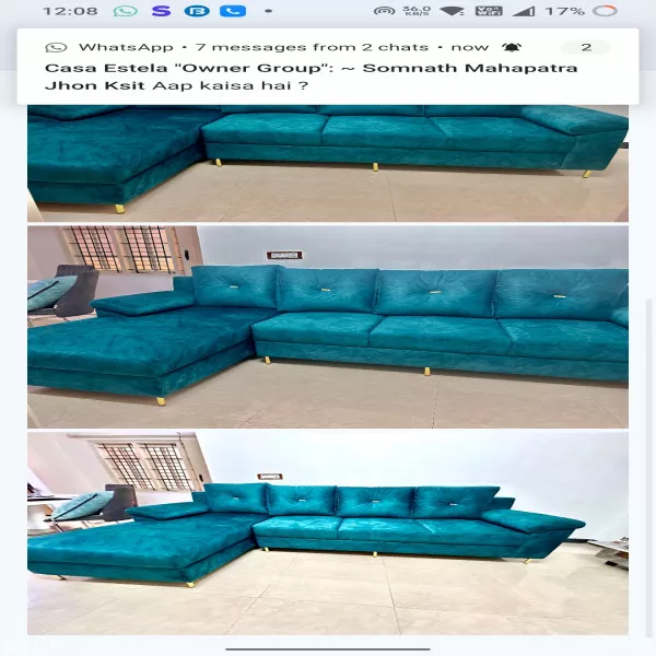 loungewear sofa set on rent