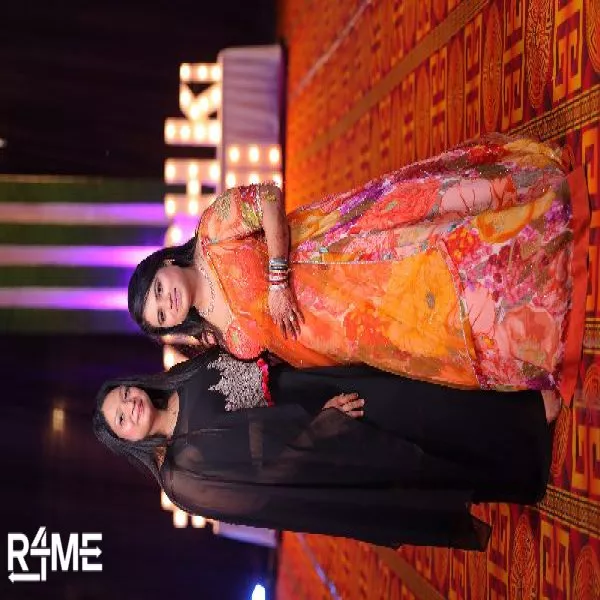 Beautiful Flower Print Lehanga on rent