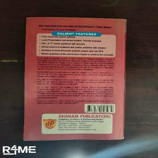 Engineering Physics Textbook on rent