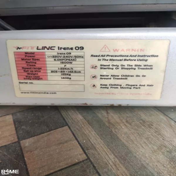 Fully electronic treadmill on rent