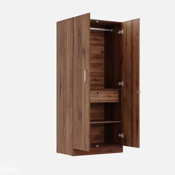 Wooden wardrobe with 2 door 7 Feets hight on rent